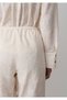 Embroidery Detailed Ecru Trousers 1011191-70060 - 8