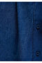 Lace-Up Navy Blue Short Dress 1310874-82052 - 7