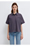 Anthracite Shirt with Pocket Detail Loose Fit / Comfortable Cut 1211537-80932 - 4