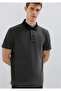Denim Collar Detailed Anthracite Polo T-Shirt Regular Fit / Normal Cut 0613659-900 - 3