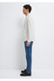 Cotton and Linen Blend Striped Regular Fit Long Sleeve Shirt Men's Shirt 0211380 - 4