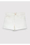 Ecru Jean Shorts 7410655-A1606 - 2