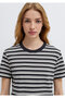 Striped Anthracite T-Shirt Slim Fit / Narrow Fit 1614216-85308 - 6