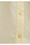 Short Sleeve Yellow Crop Shirt Loose Fit / Relaxed Fit 1211458-89145 - 8
