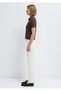 Short Sleeve Brown Knitwear T-Shirt Slim Fit / Narrow Cut 1710909-88067 - 4