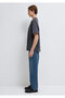 Anthracite Basic T-Shirt Relaxed Fit / Comfortable Cut 0613332-85309 - 4