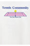 Tennis Printed Ecru T-Shirt Loose Fit / Comfortable Cut 7610397-70057 - 6