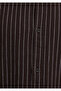 Striped Brown Muslin Shirt Loose Fit / Relaxed Fit 0211969-91616 - 7