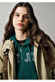Hooded Waist Detailed Khaki Short Jacket Oversize / Wide Cut 1110756-70354 - 2