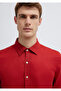 Red Linen Shirt Slim Fit / Narrow Cut 0211466-70454 - 6