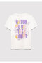 Lola Bunny Printed Ecru T-Shirt Loose Fit / Relaxed Comfortable Cut 7610417-70057 - 4