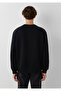 Logo Printed Crew Neck Black Sweatshirt 0S10551-900 - 5