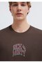 Rick and Morty Printed Brown T-Shirt Loose Fit / Relaxed Fit 0613205-70251 - 6