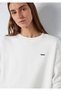 Embroidered Ecru Sweatshirt 1S10366-70057