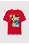 Sonic Printed Red T-Shirt Loose Fit / Comfortable Loose Cut 6610431-70478 - 4