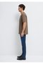 Brown Basic T-Shirt Loose Fit / Comfortable Loose Cut 0612269-83866 - 5