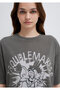 Tom and Jerry Printed Khaki T-Shirt Loose Fit / Comfortable Fit 1614043-71553 - 6