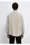 Tencel ™ ) Lyocell and Linen Blend Beige Shirt Regular Fit / Normal Cut 0211482-70333 - 6
