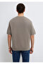 Crew Neck Brown T-Shirt Loose Fit / Relaxed Fit 0611614-87875 - 6