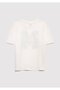 Mvjns 91 Printed Ecru T-Shirt Loose Fit / Relaxed Fit 6610368-70057 - 3