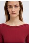 Long Sleeve Red Basic T-Shirt Slim Fit / Slim Fit 1613622-70430 - 6