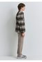 Checkered Brown Jacket Oversized / Wide Cut 0110745-91228 - 6