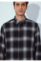 Checkered Black Shirt Regular Fit / Regular Cut 0211770-91367 - 5