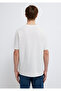 Printed Ecru T-Shirt Loose Fit / Loose Relaxed Fit 0612840-70057 - 6