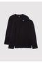 2-Pack Long Sleeve Men's Basic T-Shirt Fitted / Bodycon Cut 0612314-900