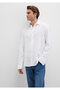 White Muslin Shirt Regular Fit / Normal Cut 0211518-620 - 3