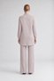 Silvery Cashmere Fabric Double Set Mink - 3