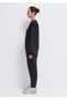 Crew Neck Black Basic Sweatshirt 1610198-900 - 5