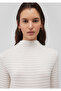 Textured White T-Shirt Slim Fit / Slim Fit 1612026 -70057 - 5