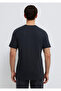 Logo Printed Black T-Shirt Slim Fit / Slim Fit 0610360-900 - 4