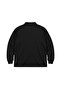 Men's Large Size Black Polo Collar Pique T-Shirt 3Xl-8Xl - 6