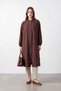 Women's Natural Textured Zipper Cap -15270Kap Brown