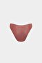 Premium Textured Trim Detailed Rhea Fit Women's Bikini Bottom - 2
