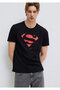 Superman Printed Black T-Shirt Slim Fit / Slim Fit066875-900 - 2