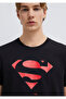 Superman Printed Black T-Shirt Slim Fit / Slim Fit066875-900 - 6