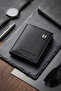 BASE. POLO ASSN. 7618-19 GENUINE LEATHER WALLET CARD HOLDER BLACK - 3
