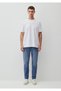 White Basic T-Shirt Loose Fit / Loosely Comfortable Cut 066249-620 - 5