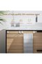 Silvery Steel Towel Rack with Hooks,Under Cabinet Paper Dispenser and Towel Bar,Space Saving Kitchen Storage,Pack of 2 - 4