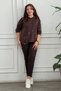 Leather Garni Detailed Hooded Sweatshirt - 3
