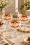 3-Piece Glass Footed Magnolia Bowl, Dessert Serving Bowl, Ice Cream Bowl, Magnolia 235ml