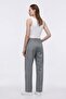 Women's High Waist Pleated Detailed Polyviscon Wide Leg Trousers - 3