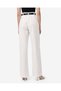 Women's Belted Lycra Palazzo Pants - 5
