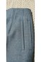 Essential Gray Front-Flap Trousers with Pens. - 5