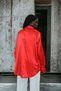 Lightly Flowing Satin Surface SHIRT - 5