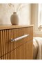 Elif Chrome 224 mm Handle Luxury Country Kitchen Furniture Cabinet Drawer Handle - 4