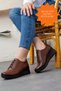 Women's Genuine Leather Wedge Heeled Orthopedic Shoes